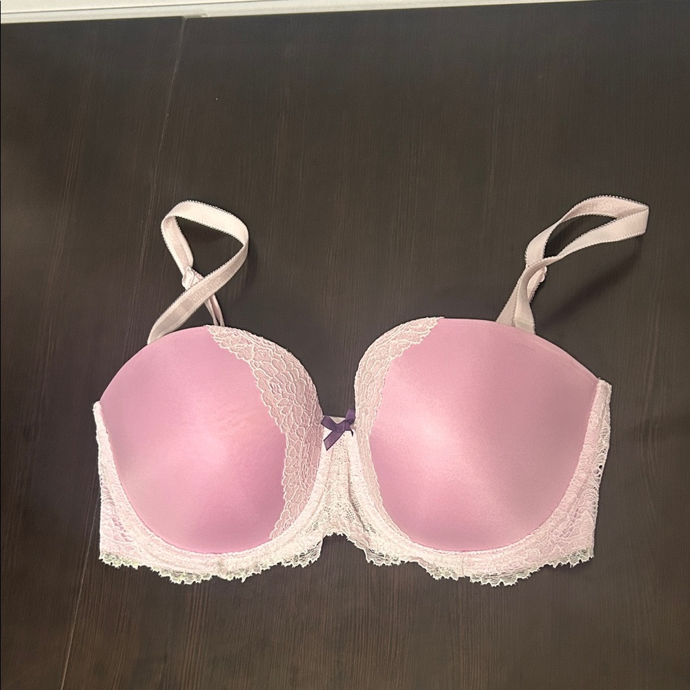 Victoria's Secret Pink and Purple Lace Bra